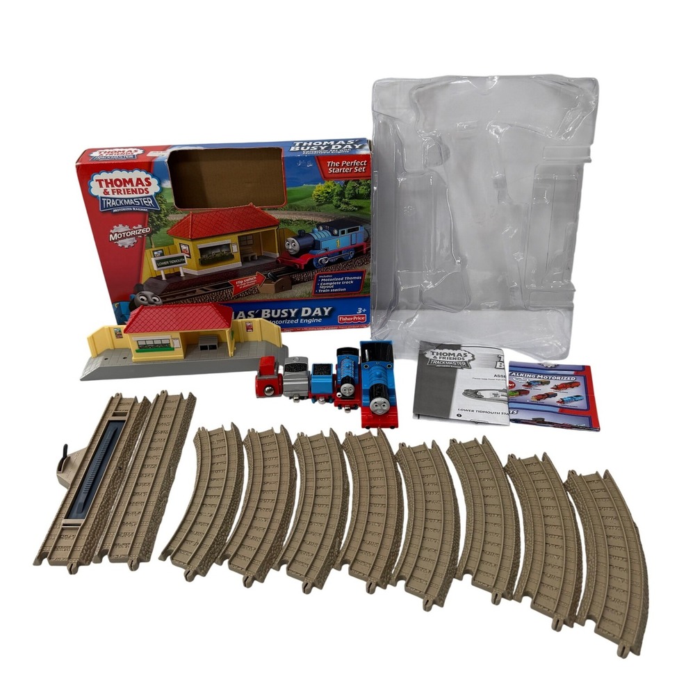 Fisher-Price Thomas & Friends TrackMaster Thomas' Busy Day Motorized Train Set